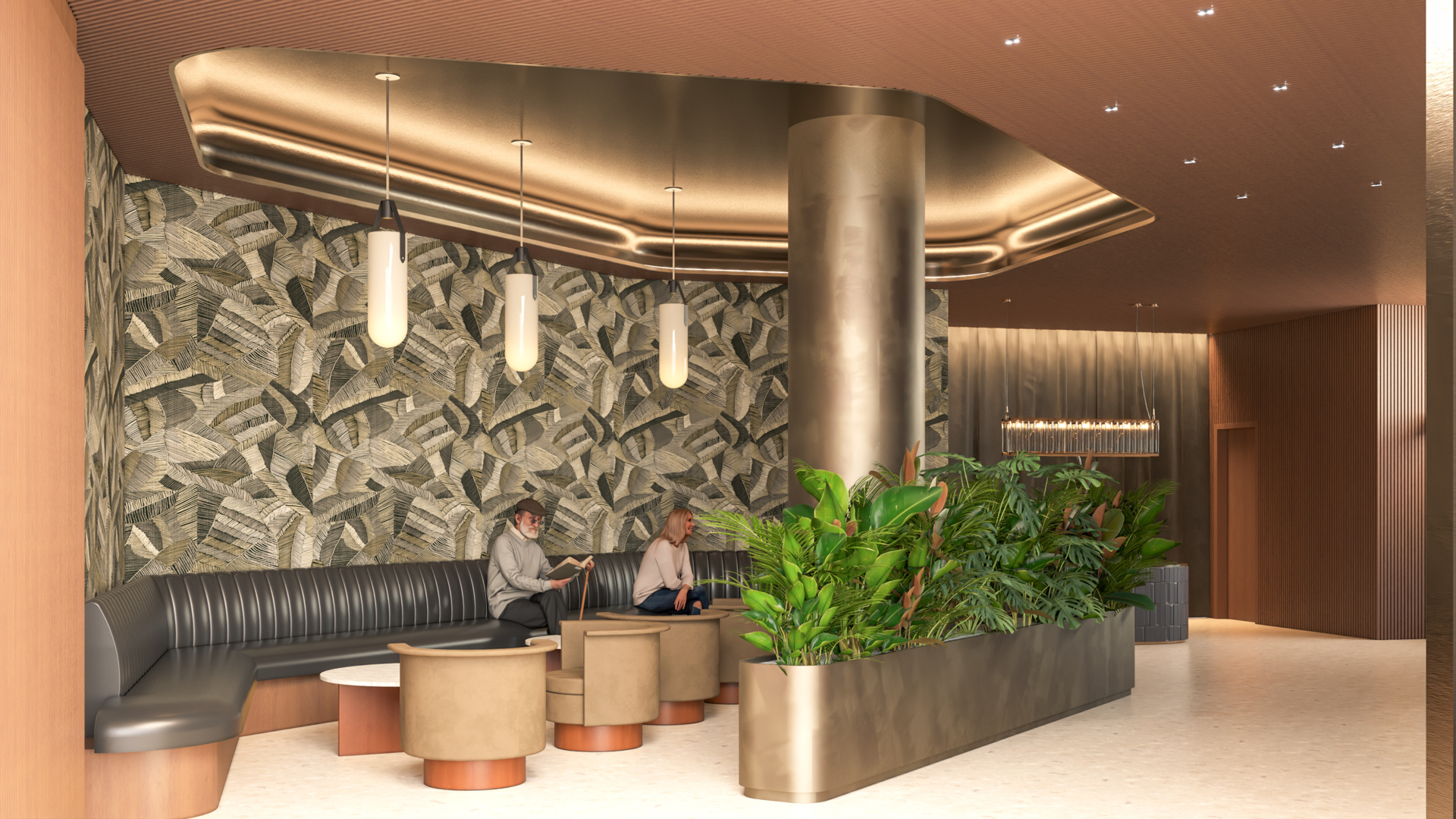 Lobby Linear Planter